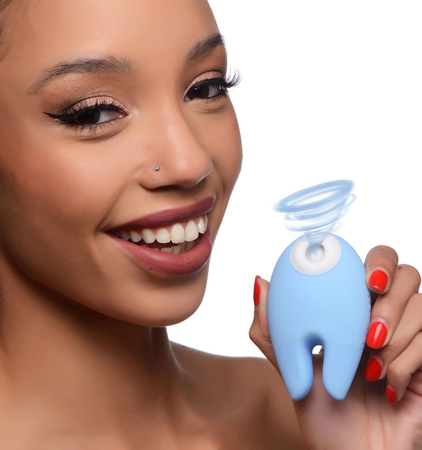 Sucky Bunny Silicone Clitoral Stimulator - Blue