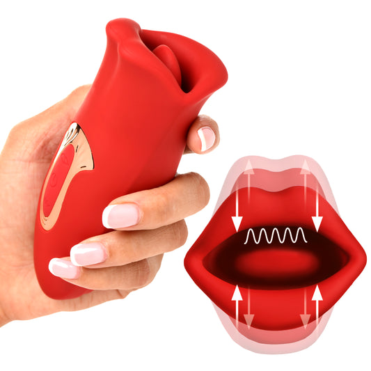 Kiss and Tell Mini Kissing and Vibrating Clitoral Stimulator