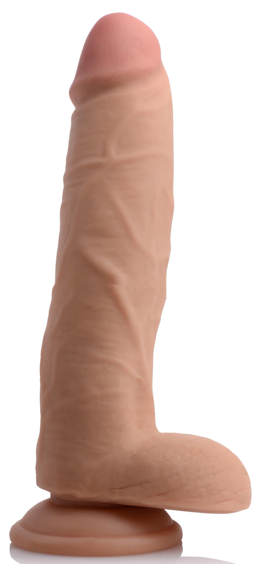 9 Inch Ultra Real Dual Layer Suction Cup Dildo