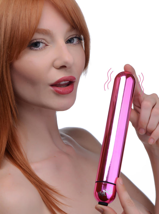 XL Vibrating Metallic Bullet - Pink