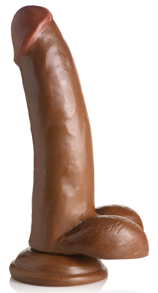 JOCK 8 Inch Dong with Balls Brown